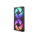 NZXT F240 RGB Unibody 8-Pin PWM PC Fan Black - 2-Pack thumbnail 3