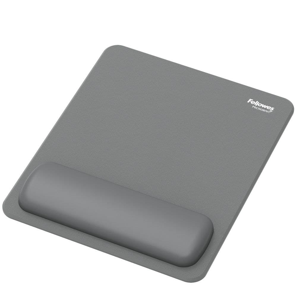 Fellowes Breyta Standard Mouse Mat Wrist Support - Grey - Image 1
