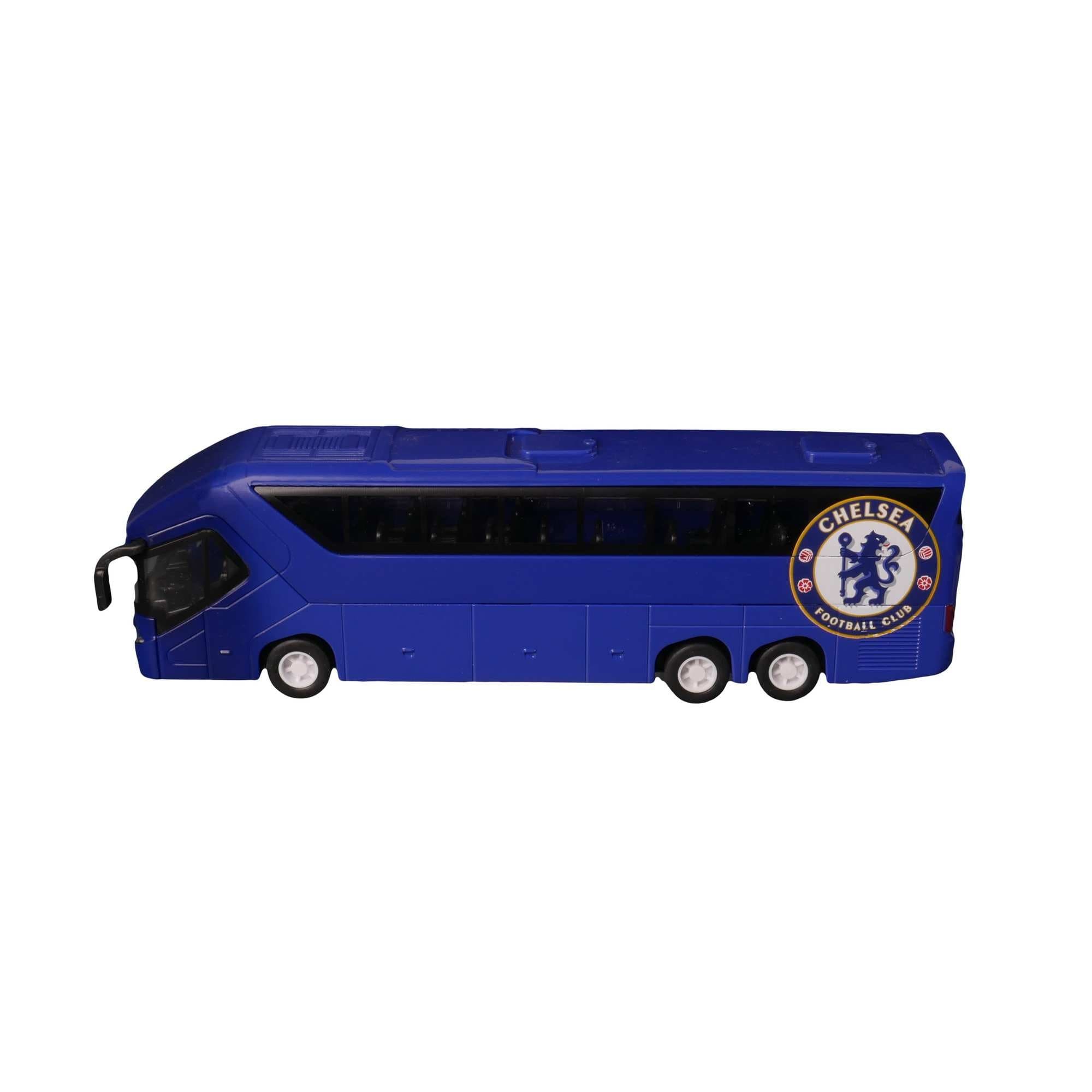 Chelsea FC Bus Model Football Team Coach Toy - 28cm