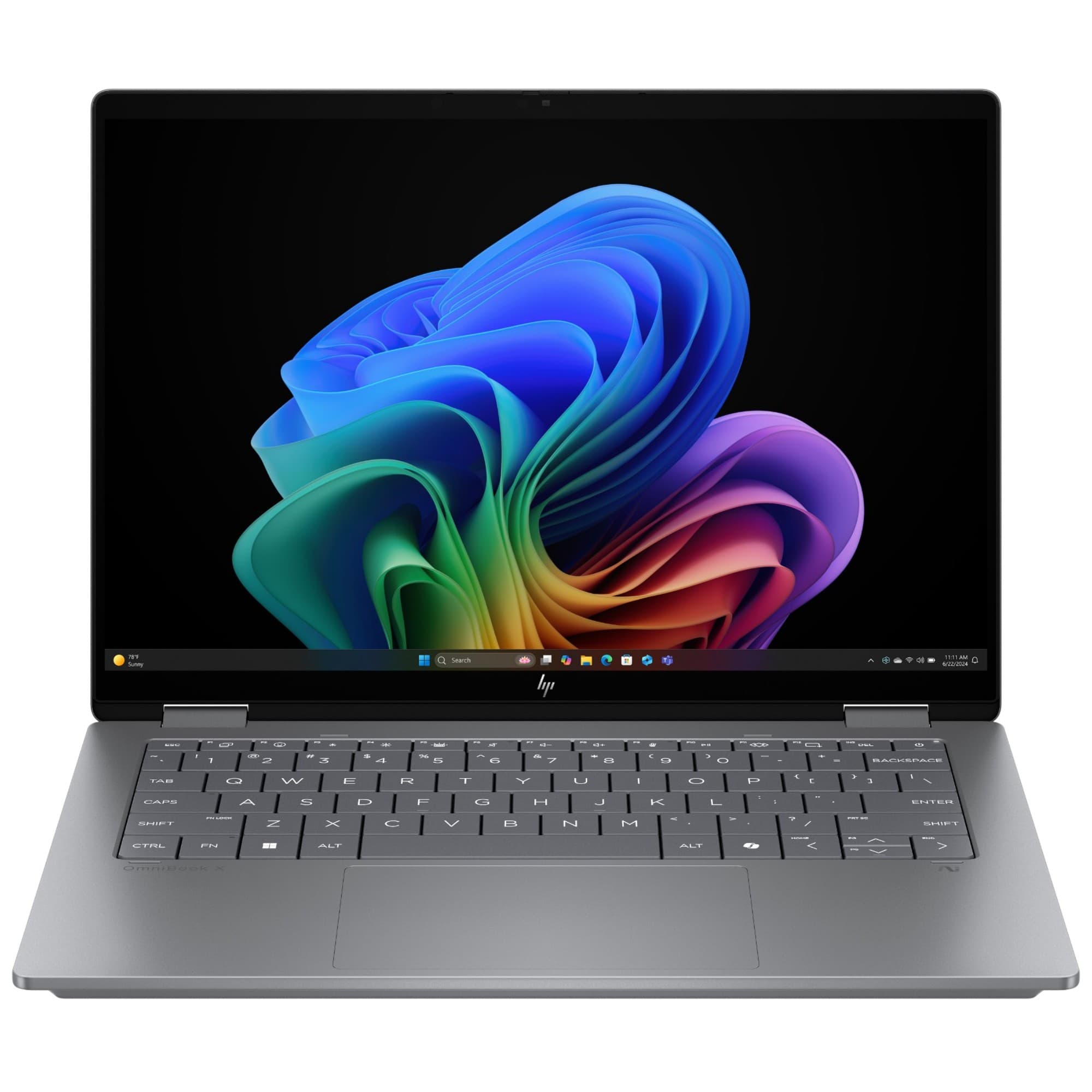 HP OmniBook X FlipNGAI 14-fm0005na Intel® Core Ultra 5 226V 16GB RAM 512GB SSD 14" Touchscreen 2K Windows 11 Home 2-in-1 Copilot+ Laptop