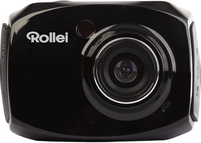Rollei Actioncam Racy Full HD Sports Camera, Waterproof Action Cam - Black - Image 1