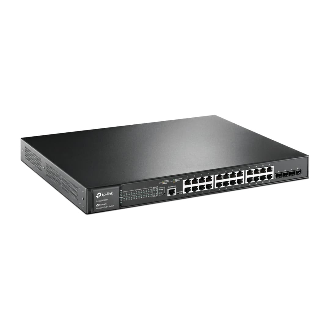 TP-Link Omada 28-Port Gigabit L2+ 24-Port PoE+ Managed Switch - Image 2