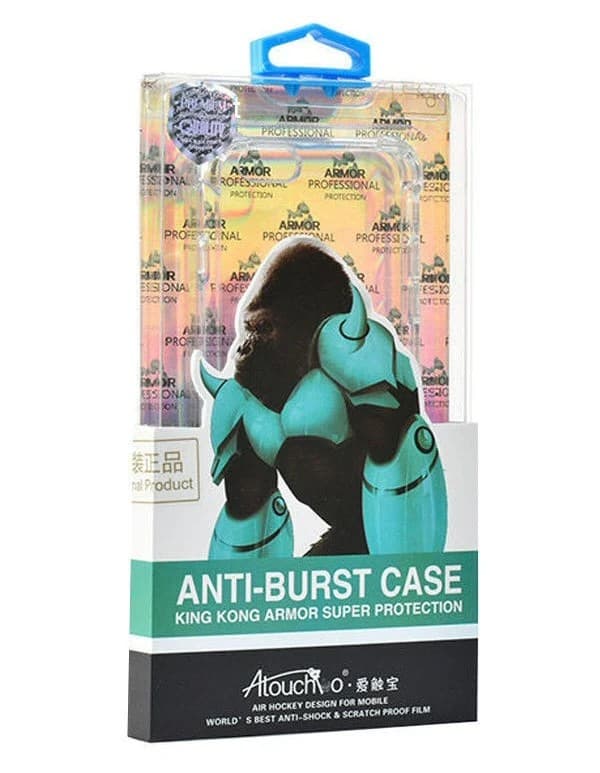 Atouchbo King Kong Clear Shockproof Armour Case for Samsung Galaxy S7 Edge