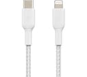Belkin Braided USB-C to Lightning Cable 1m White (CAA004BT1MWH) thumbnail 1