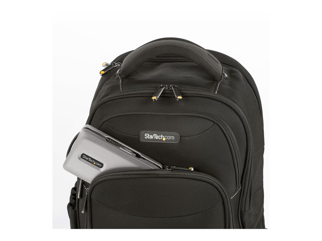 StarTech.com DKT31CSDHPD3 USB-C Docking Station 4K 60Hz HDMI, 100W Power Delivery Pass-Through, 2-Port 10Gbps USB Hub, Gigabit Ethernet, SD/MicroSD, 25cm Attached Cable - Space Grey - Image 1