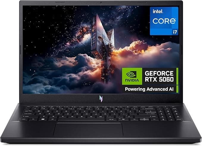 Acer Nitro V 15 ANV15-52 Gaming Laptop – 15.6" Full HD 165Hz Display, Intel Core i7-13620H, 16GB RAM, 1TB SSD, NVIDIA GeForce RTX 5060, Windows 11 - Image 1
