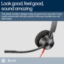 Poly Blackwire 3320-M Stereo USB-C Headset + USB-C/A Adapter, Microsoft Teams Certified - Black (8X220AA) thumbnail 3