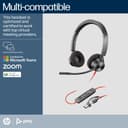 Poly Blackwire 3320-M Stereo USB-C Headset + USB-C/A Adapter, Microsoft Teams Certified - Black (8X220AA) thumbnail 4