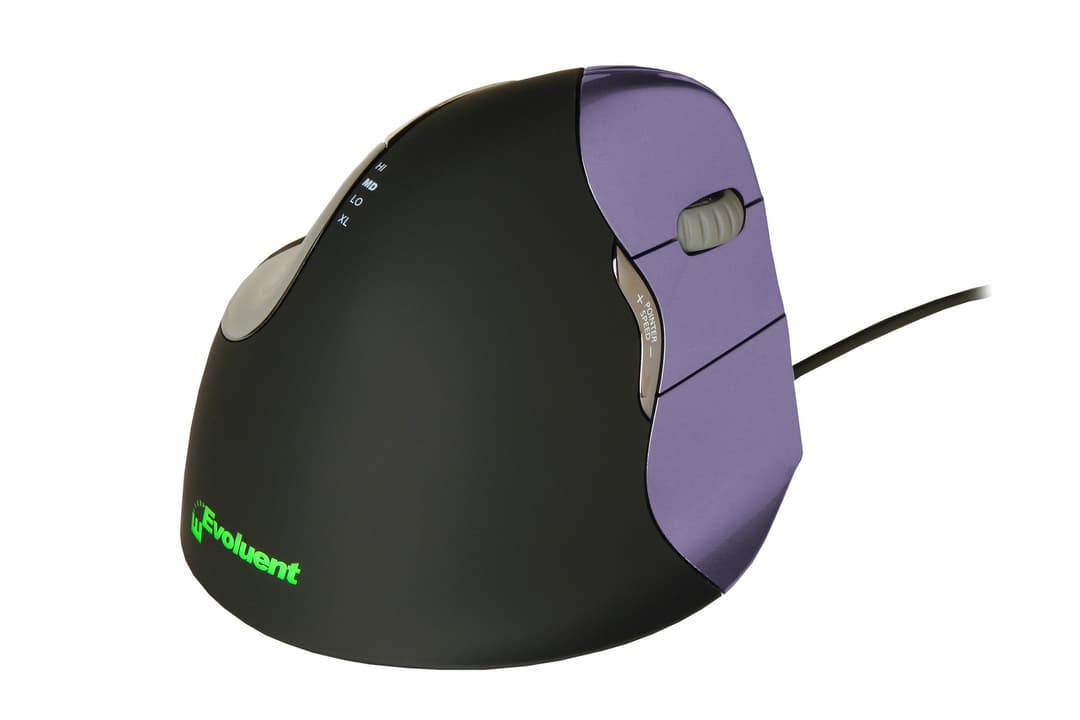 BakkerElkhuizen Evoluent4 Right-Handed Wired Vertical Mouse - Small - Image 1