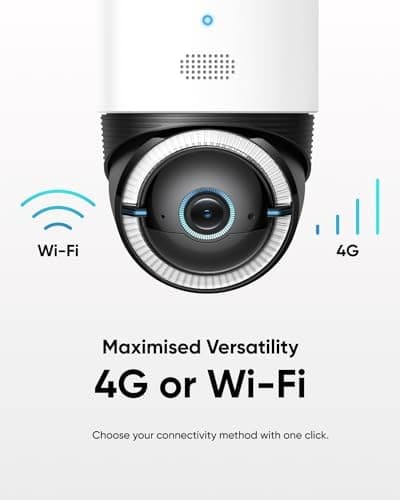 eufy Security 4G LTE Cam S330 4K Solar Wireless Pan & Tilt Camera with AI Tracking - White - Image 9