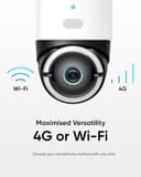 eufy Security 4G LTE Cam S330 4K Solar Wireless Pan & Tilt Camera with AI Tracking - White thumbnail 9