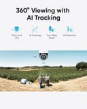 eufy Security 4G LTE Cam S330 4K Solar Wireless Pan & Tilt Camera with AI Tracking - White thumbnail 10
