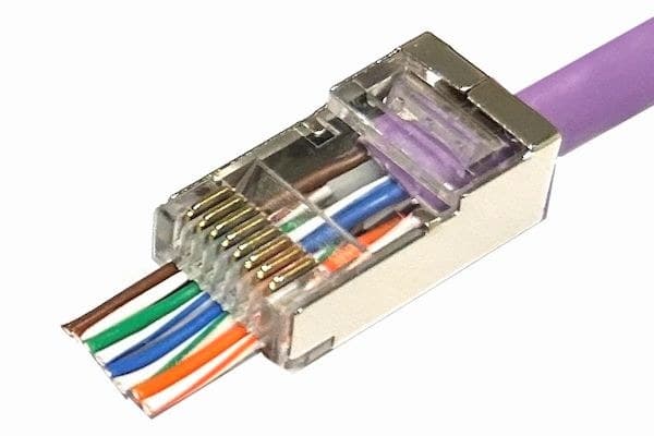 Microconnect Modular EZ Plug RJ45 8P8C CAT6 50 Pack - Shielded - Image 1