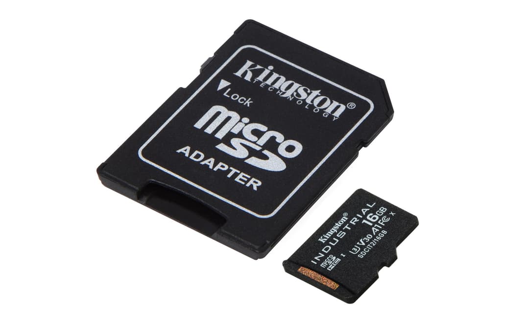 Kingston Technology 16GB microSDHC Industrial C10 A1 pSLC Card + SD Adapter - Image 2