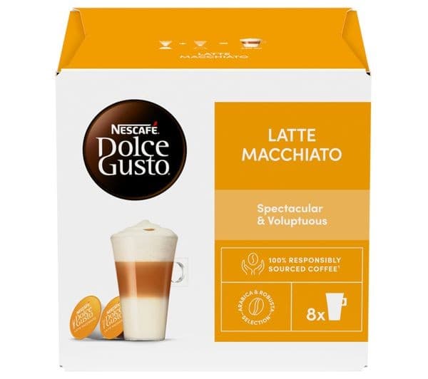 Nescafé Dolce Gusto Latte Macchiato Coffee Pods - 8 Servings - Image 1