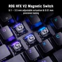 ASUS ROG Falcata 75% Split Wireless Gaming Keyboard with ROG HFX V2 Magnetic Switches - Black thumbnail 4
