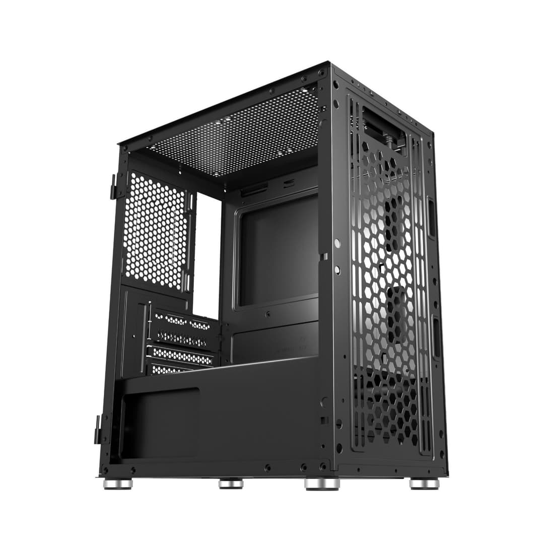 1st Player B5-M Micro Tower PC Case - Black - Image 6