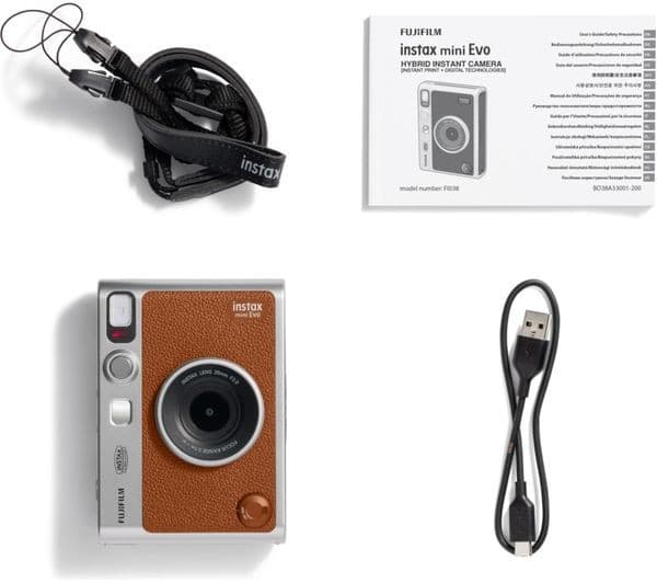 INSTAX mini Evo Digital Instant Camera - Brown - Image 7