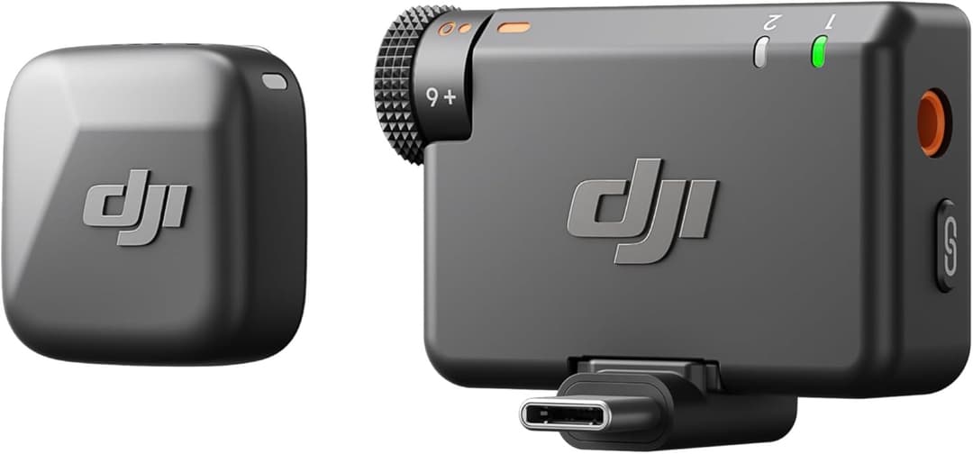 DJI Mic Mini (1 TX + 1 RX) Wireless Microphone Kit Black - Image 1