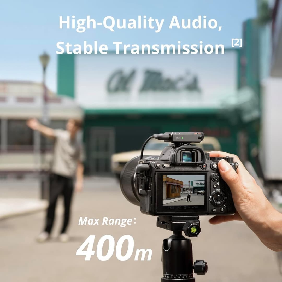 DJI Mic Mini (1 TX + 1 RX) Wireless Microphone Kit Black - Image 3
