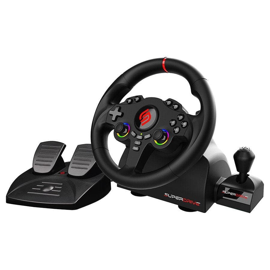 Subsonic Superdrive 220 RS-X Steering Wheel for PS4, Xbox, Switch 2 & Switch