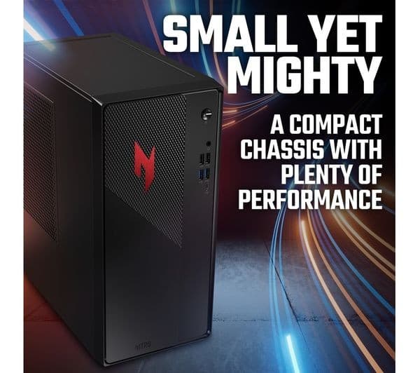 Acer Nitro N20-101 Gaming PC Intel i5 16GB RAM RTX 5050 512GB SSD Black - Image 5