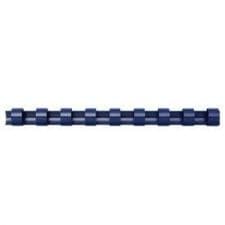Fellowes 5345506 8mm Blue Plastic Comb Pk of 100 - Image 1