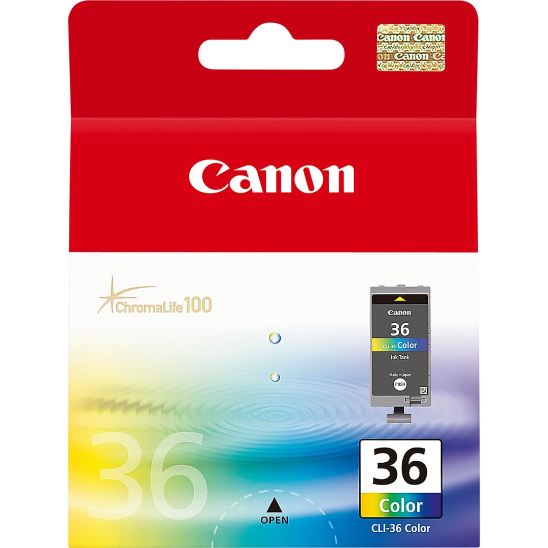 Canon CLI-36 C/M/Y Colour Ink Cartridge - Image 1
