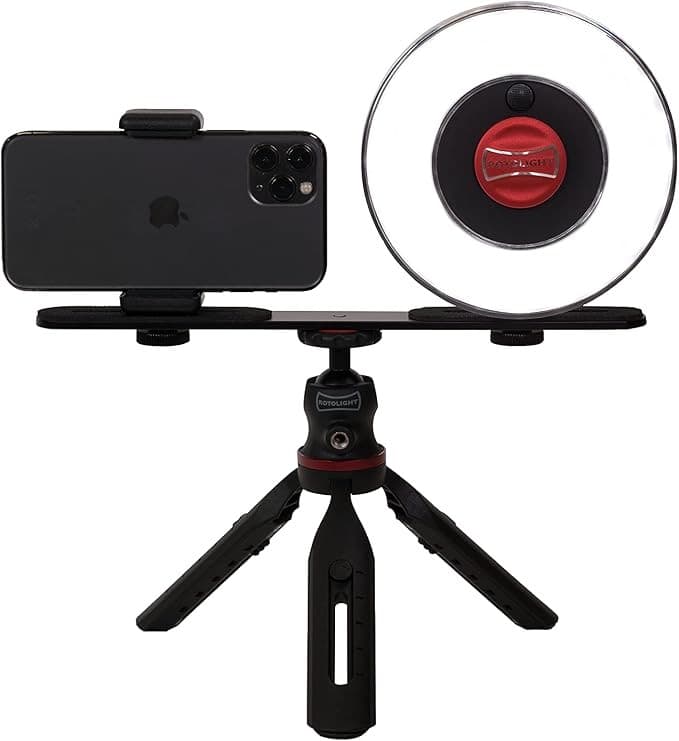 Rotolight VideoVlogging RL48 LED Ring Light Kit for Content Creators - Image 1