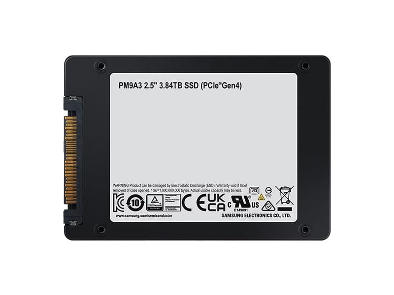 Samsung PM9A3 U.2 PCIe 4.0 NVMe V-NAND TLC Enterprise SSD 3.84TB - Image 5