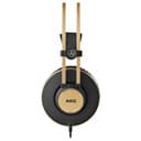 AKG K92 Closed-Back Over-Ear Studio Headphones - Black/Gold thumbnail 3