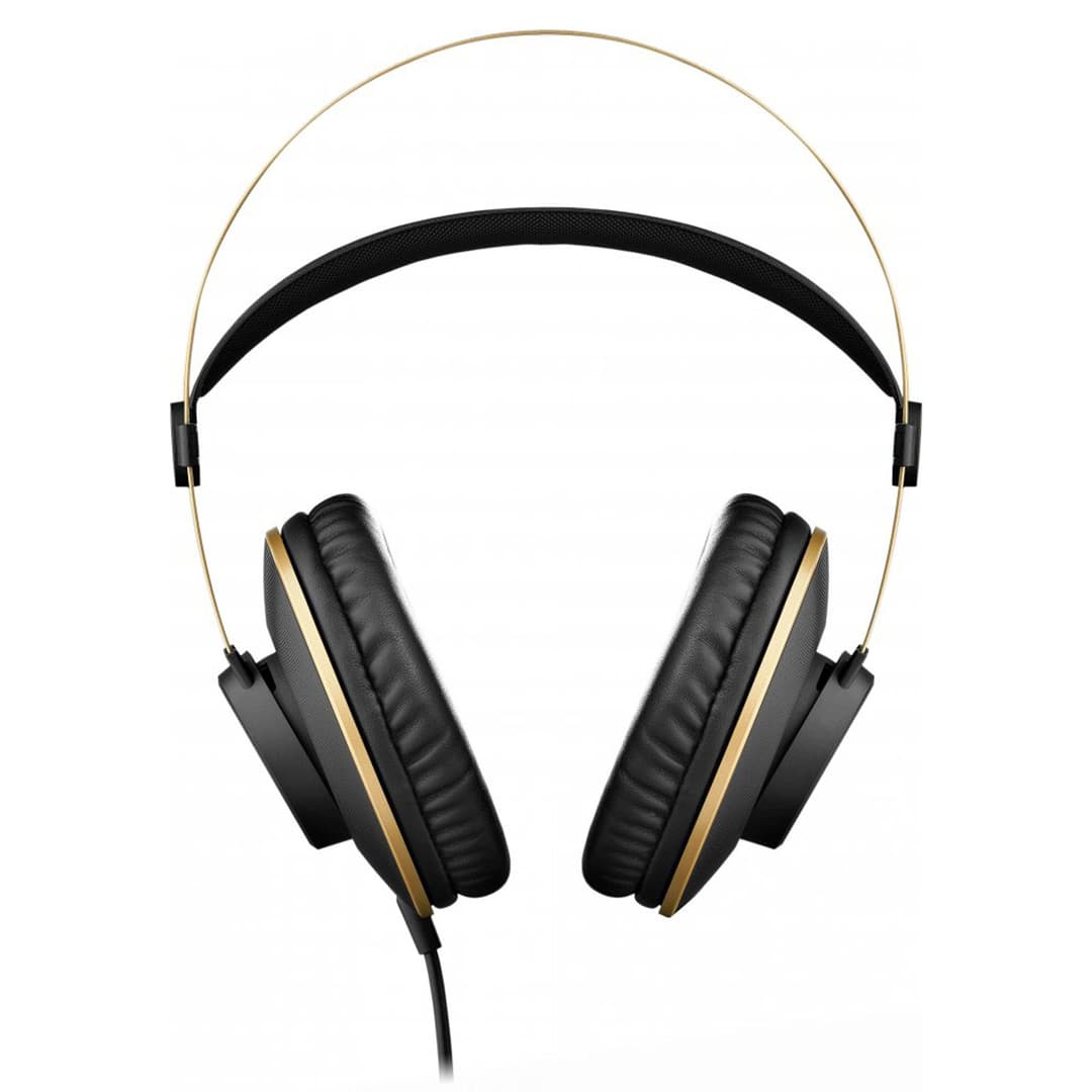 AKG K92 Closed-Back Over-Ear Studio Headphones - Black/Gold - Image 5