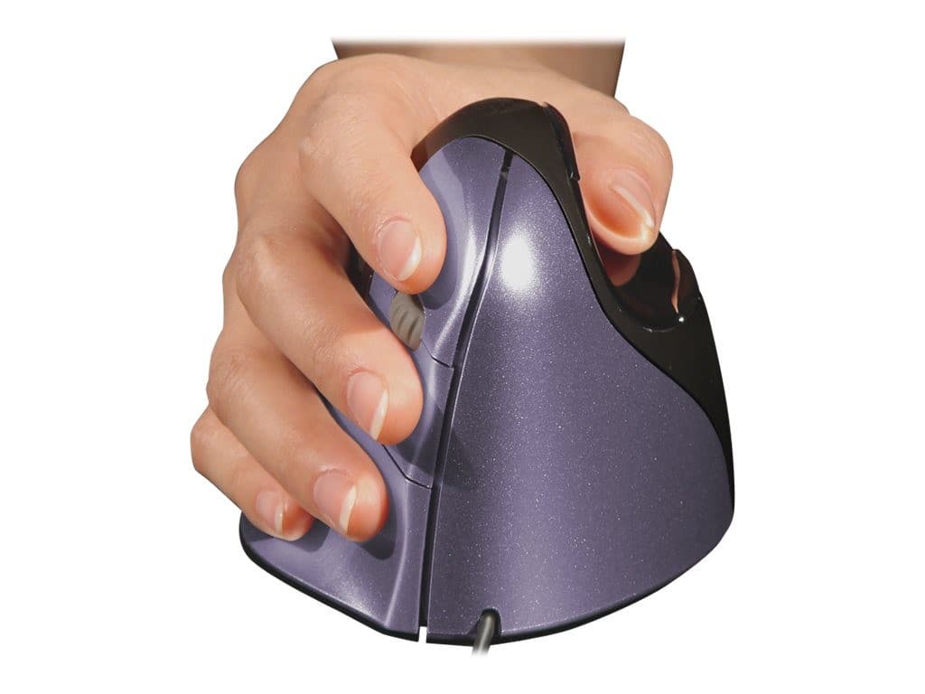 Evoluent VerticalMouse 4 Small Right Hand Wired USB VM4S Black
