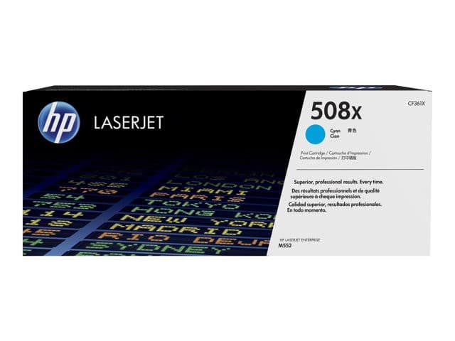 HP 508X - High Yield - cyan - original - LaserJet - toner cartridge (CF361X) - Image 5