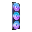 NZXT F360 RGB Core 120mm Pc Case Fans Black Triple Pack thumbnail 1