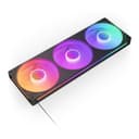 NZXT F360 RGB Core 120mm Pc Case Fans Black Triple Pack thumbnail 2