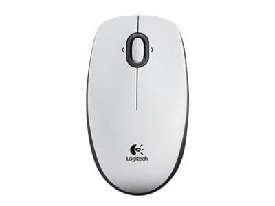 Logitech B100 Wired Optical USB Mouse - White - Image 1