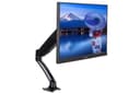 iiyama DS3001C-B1 Single Gas Spring Monitor Mount / Stand for Screens up to 68.6 cm (27") VESA 75x75-100x100 5kg Desk Clamp/Grommet Black thumbnail 1