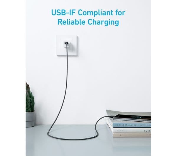 Anker 322 USB-A to USB-C Cable - 0.9m Black - Image 2