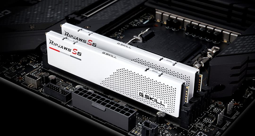 G.Skill Ripjaws S5 DDR5 5600MHz CL36 32GB (2 x 16GB) Memory Kit - White - Image 4