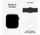 Apple Watch Series 11 GPS + Cellular 46mm Slate Titanium Case with Black Sport Band - S/M thumbnail 9