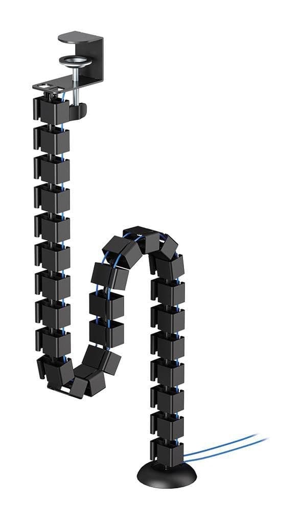 Neomounts ADS06-131BL Cable Spine - Clamp-On Design, Universal, 135.7 x 9.9 x 13.5 cm - Black - Image 1