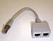 Pro Signal Cat5 STP RJ45 Ethernet Cable Economiser - 1 Male to 2 Female thumbnail 2