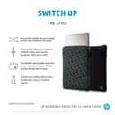 HP Reversible Protective Laptop Sleeve 14.1" - Black/Blue thumbnail 5