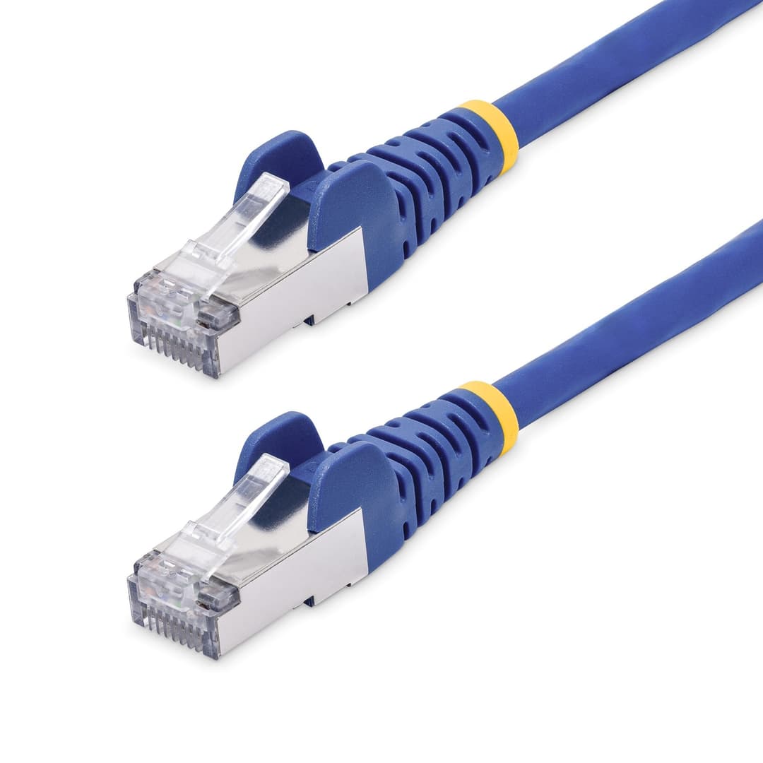 StarTech.com 2m Blue CAT8 Ethernet Cable, Snagless RJ45, 25G/40G, 2000MHz, 100W PoE++, S/FTP, 26AWG Pure Bare Copper Wire, LSZH, Shielded Network Patch Cord w/Strain Reliefs, Individually Tested - Image 1