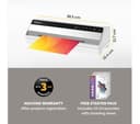 Fellowes Saturn 3i A4 Laminator 5724901 - 80/100/125 Micron Pouches, 1 Minute Warm-Up, 30 cm/min, Includes 10 Pouch Starter Kit thumbnail 9