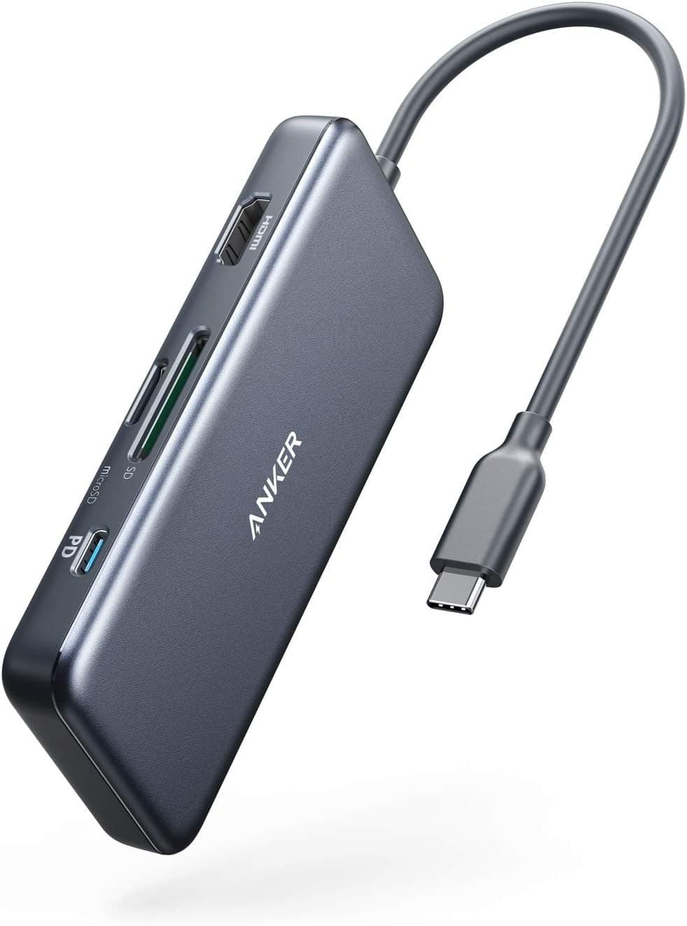Anker 341 USB-C Hub 7-in-1 (A83460A2) - Grey - Image 1
