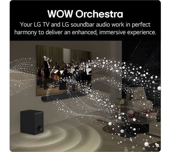 LG US95TR 9.1.5ch 810W Soundbar with Dolby Atmos, DTS:X, Wireless Subwoofer & 2 Rear Speakers - Black - Image 5