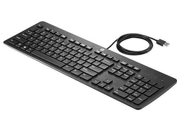 HP Business Slim USB Wired Keyboard - Portuguese - Image 1