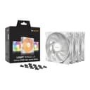 be quiet! Light Wings LX High Speed 120mm ARGB PWM Case Fan Triple Pack - White thumbnail 1